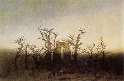 Caspar David Friedrich, Abbey under Oak Trees